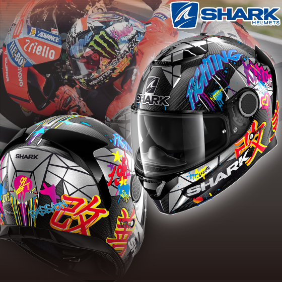 SHARK SPARTAN CARBON REPLICA LORENZO CATALUNYA GP 2018 【ロレンソレプリカ カタルーニャGP】改善/MotoGP