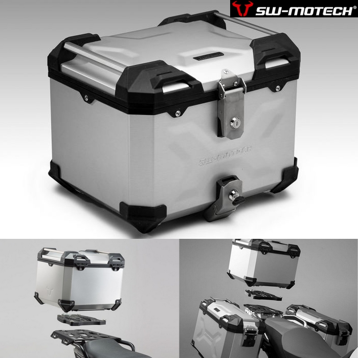 エスダブリュー・モーテック TRAX ADV トップケース 38L シルバー エスダブリュー・モーテック TRAX ADV トップケース 38L シルバー